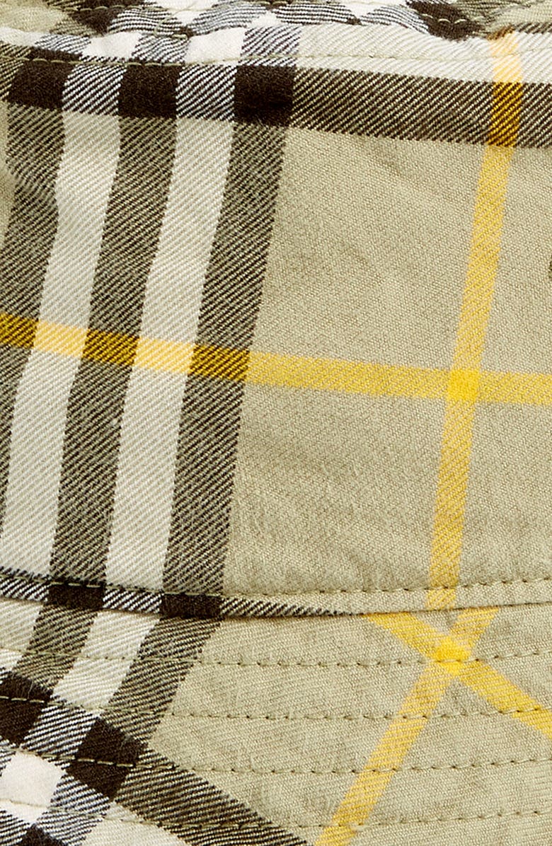 Burberry Archive Check Cotton Bucket Hat, Alternate, color, 