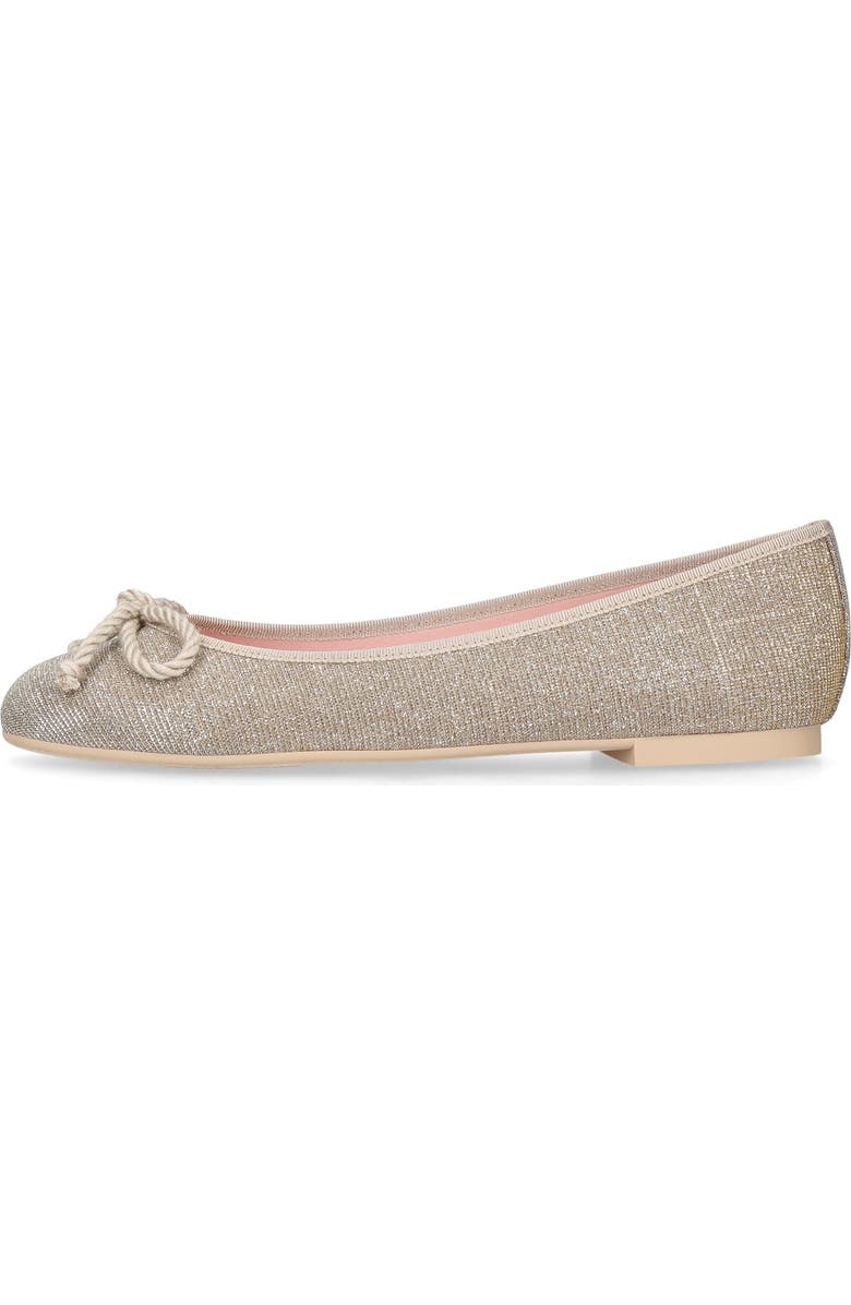 Pretty Ballerinas Round Toe Glittery Ballet Flat, Main, color, Gold
