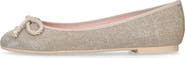 Pretty Ballerinas Round Toe Glittery Ballet Flat