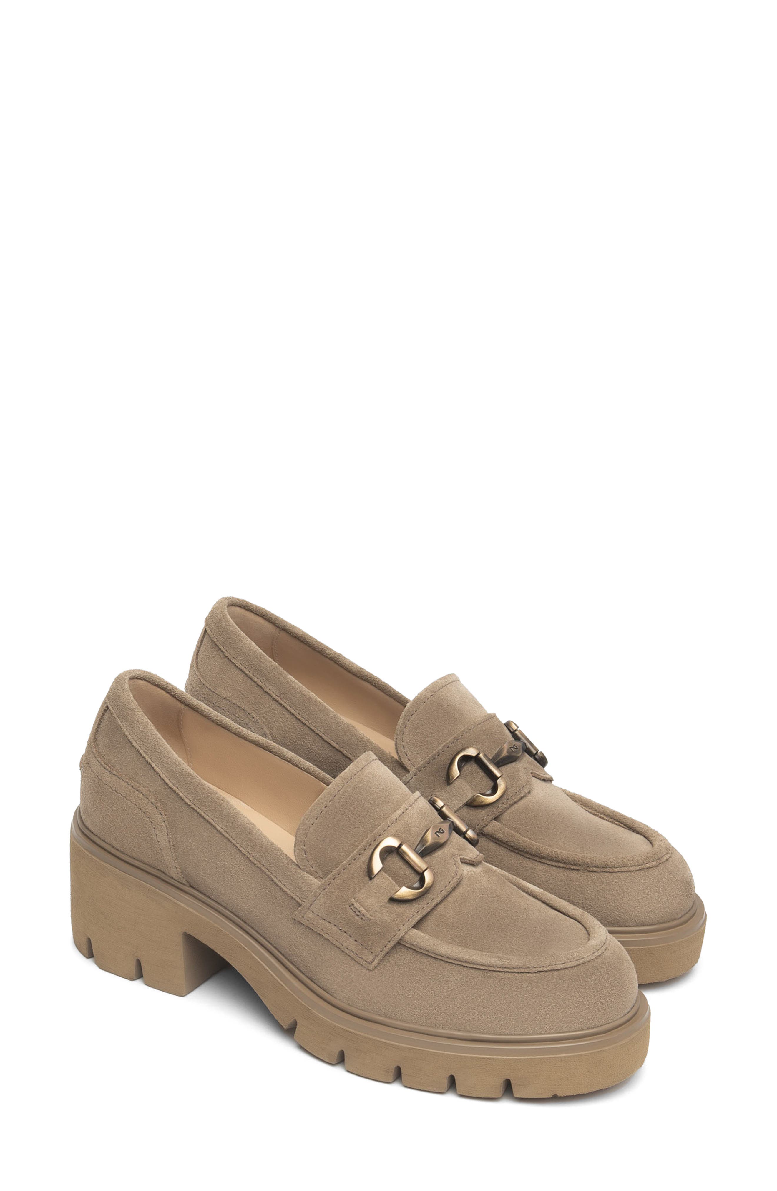 Lug Sole Loafer, Alternate, color, TAUPE