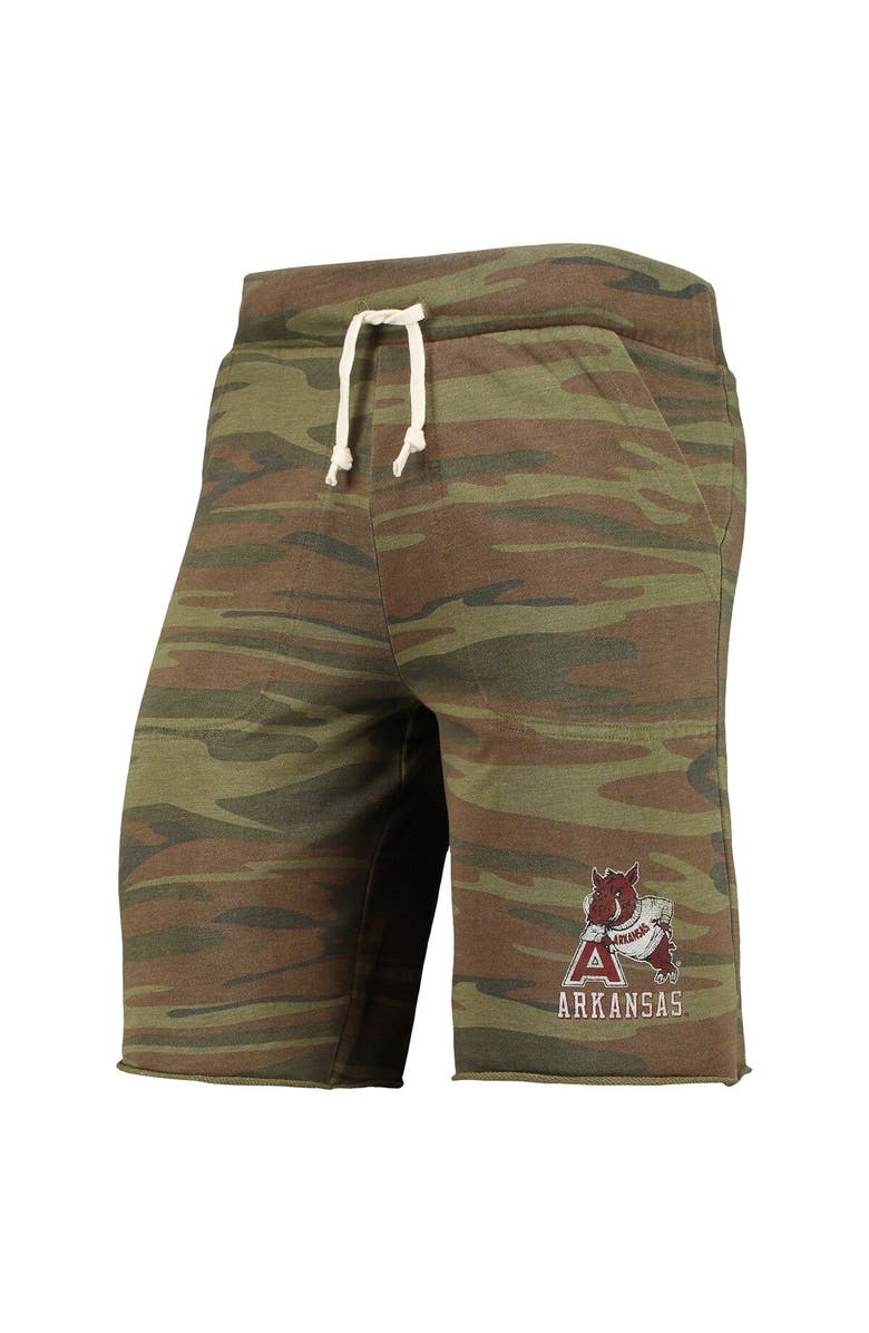 ALTERNATIVE APPAREL Men's Camo Alternative Apparel Arkansas Razorbacks Victory Lounge Shorts, Alternate, color, 