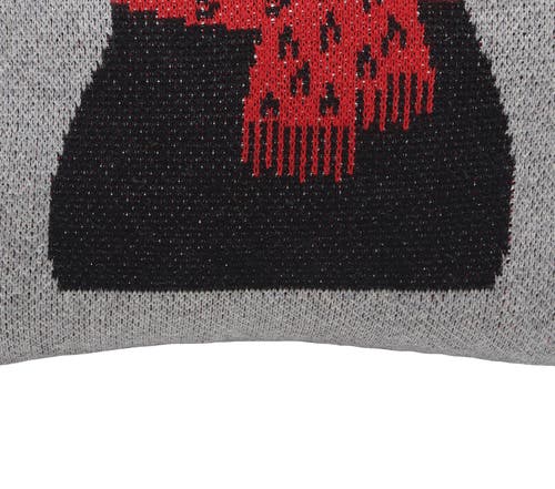 C & F Home C&f Home Winter Black Bear Small Christmas Accent Pillow, 10" X 10" In Black
