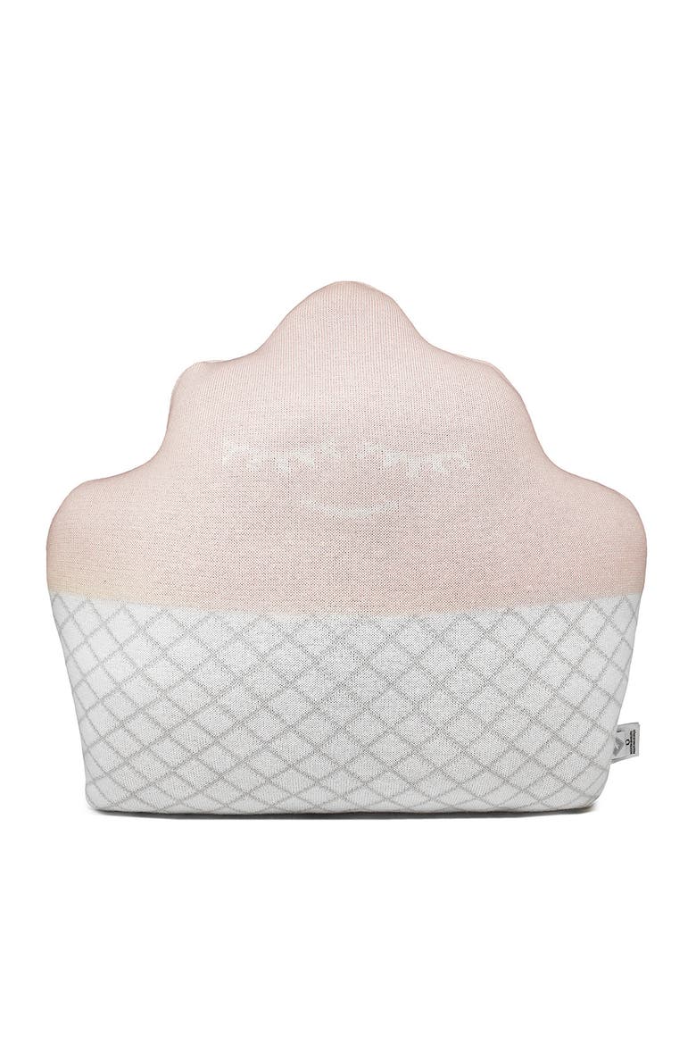 Cupcake Pillow, Main, color, Soft Pink