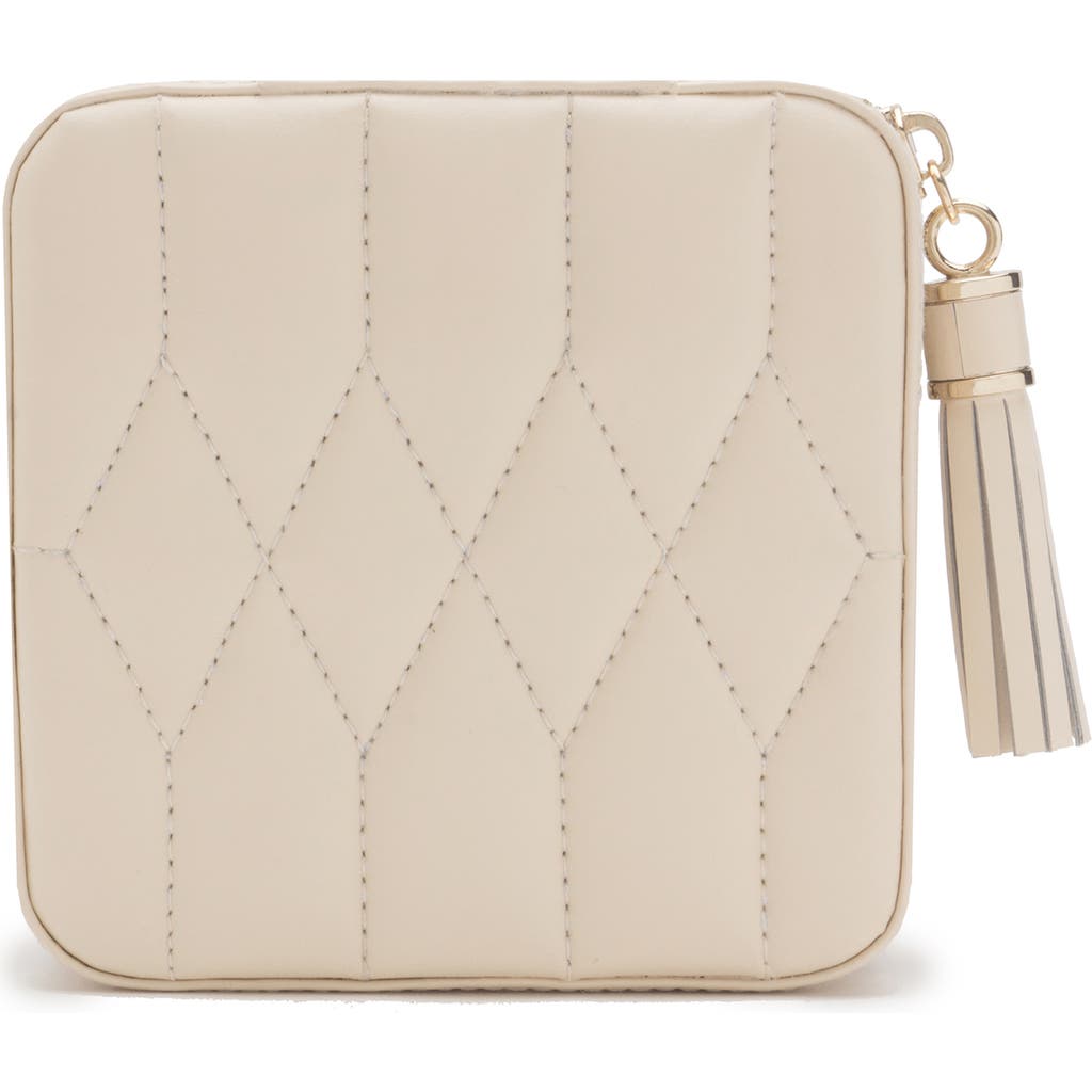 Wolf Caroline Zip Travel Case In White