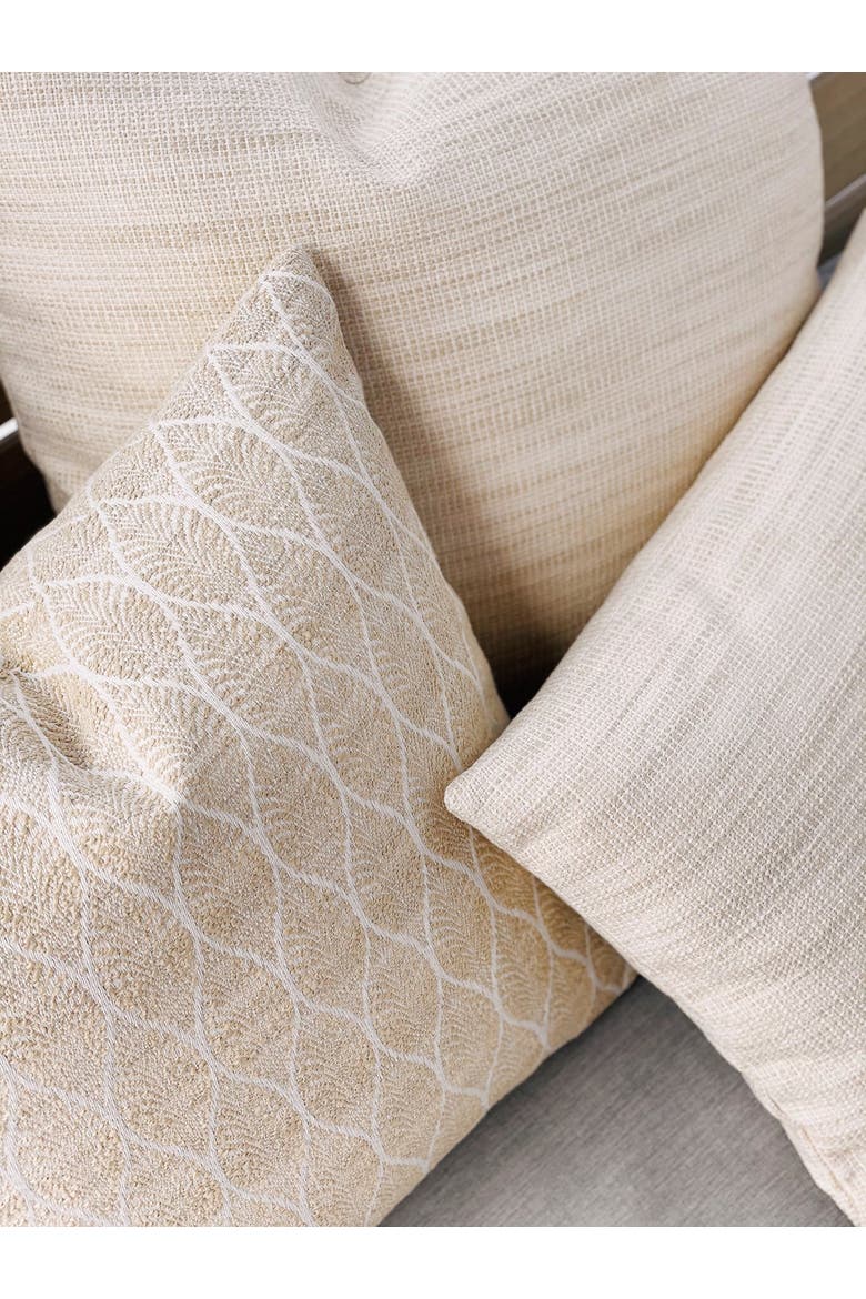 Seaside Smooth Indoor Outdoor Pillow, Alternate, color, Beige