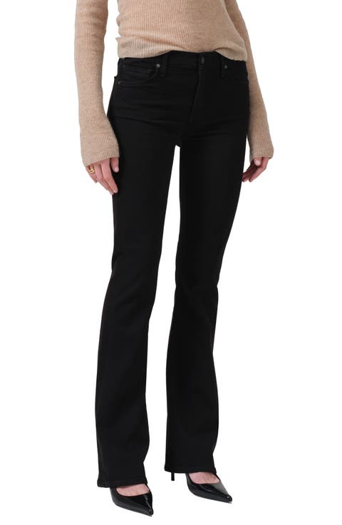 Lilah High Waist Bootcut Jeans (Plush Black)