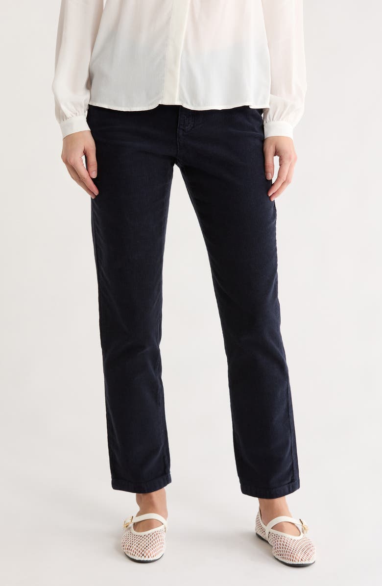 Brooks Brothers Corduroy Pants, Main, color, Navy Blazer
