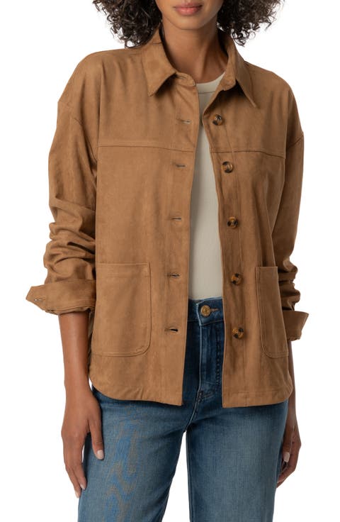 Ellie Faux Suede Jacket