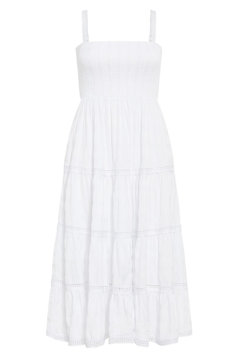 Dakota Tiered Maxi Sundress, Alternate, color, WHITE