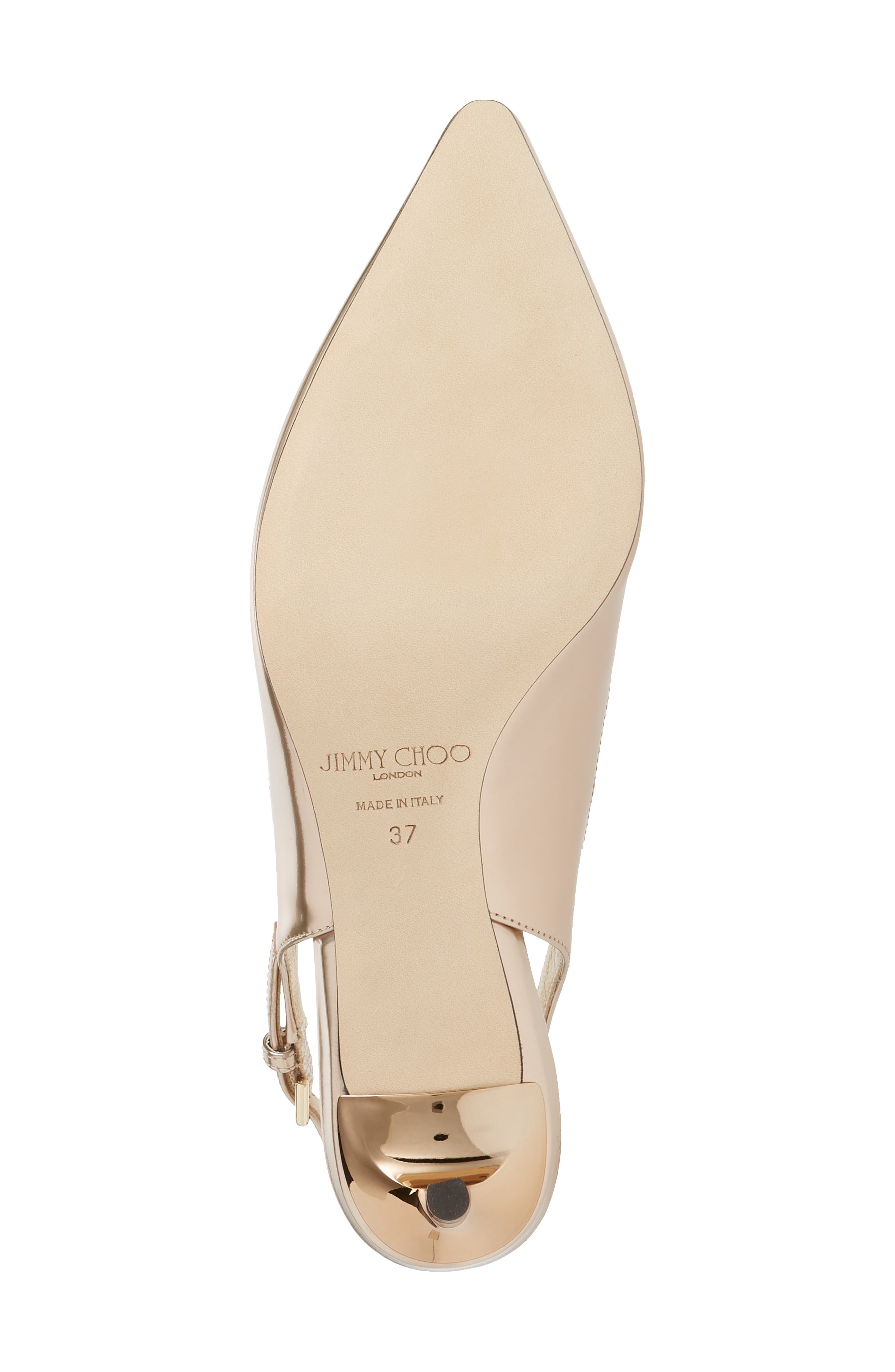 Jimmy Choo Erin Metallic Slingback Pump, Alternate, color, 
