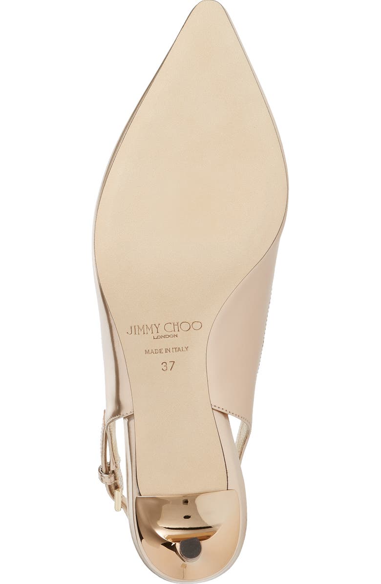 Jimmy Choo Erin Metallic Slingback Pump, Alternate, color,