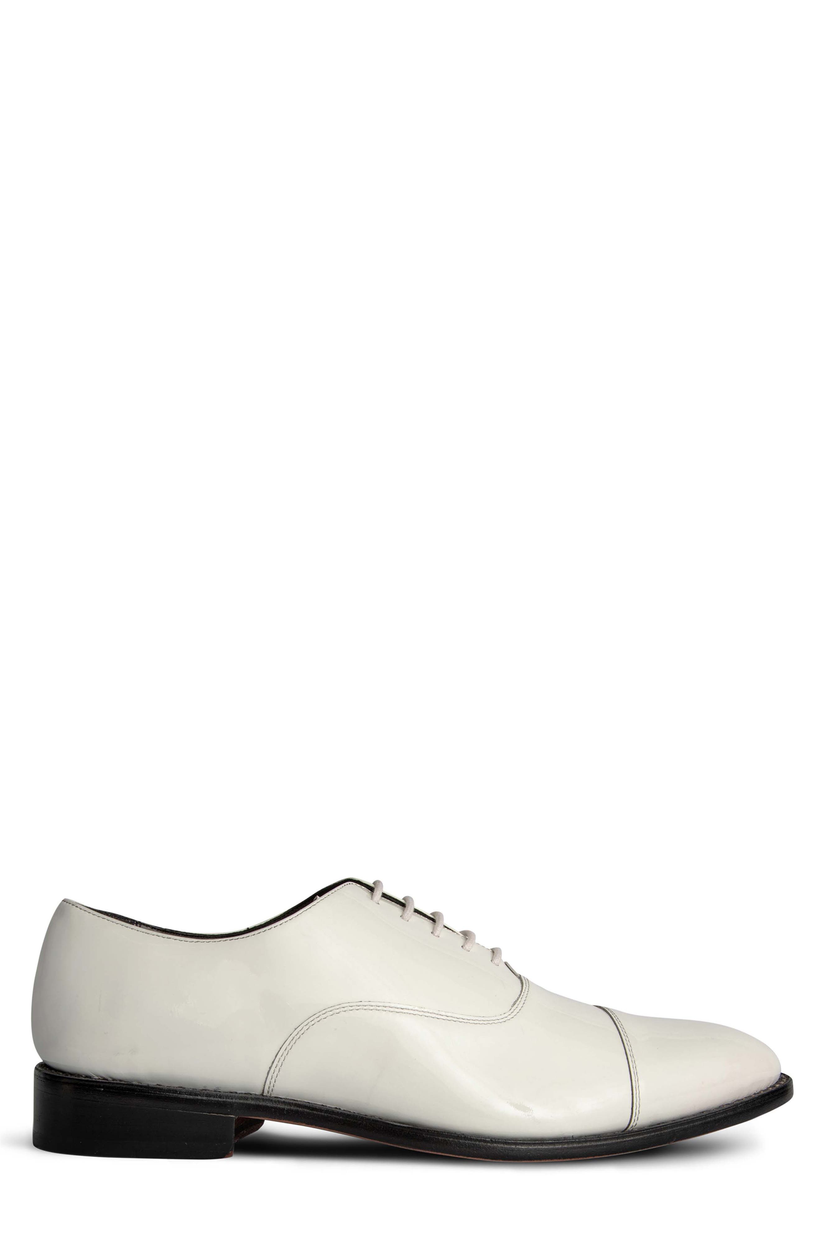Anthony Veer Clinton Cap Toe Oxford, Alternate, color, White
