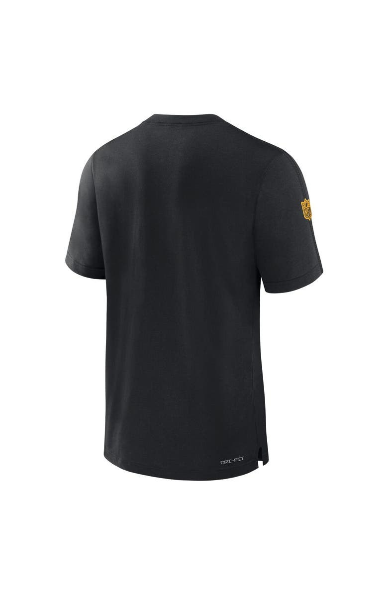 Nike Men's Nike Black Pittsburgh Steelers Sideline Player Performance T-Shirt, Alternate, color, 