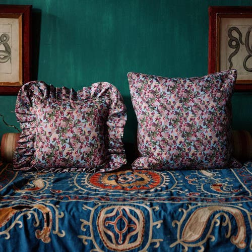 Sophie Williamson Design Square Pillow Cover Romance In Multi