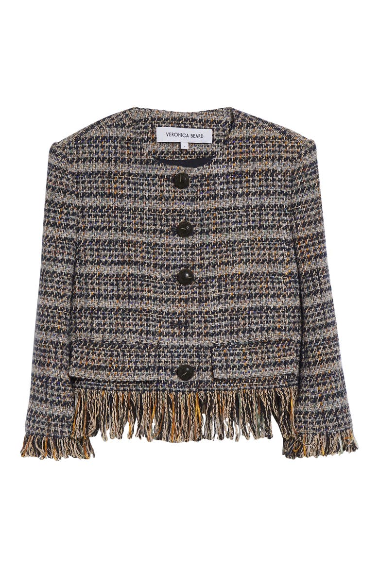 Lyons Tweed Fringe Jacket (Women) | Nordstrom