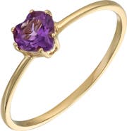 Bony Levy 14K Gold Amethyst Heart Ring