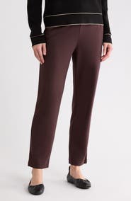 MAX STUDIO Slim Fit Straight Leg Pants