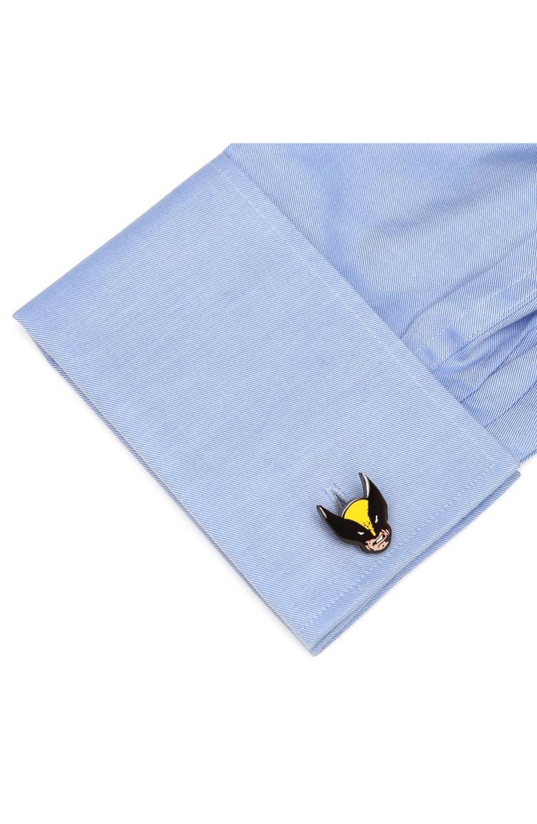 Cufflinks, Inc. Wolverine Mask Cuff Links, Alternate, color, Black