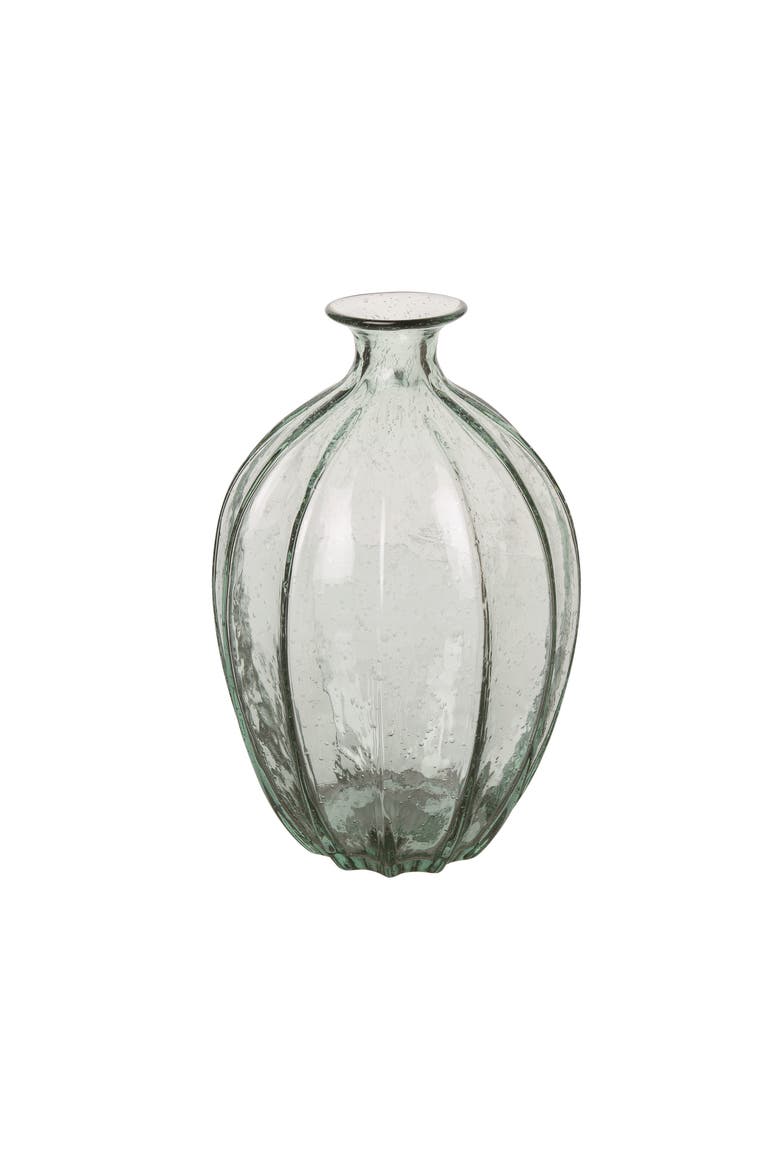 Clear Glass Large Everyday Vase for Spring Decorative Home Accents and Floral Arrangements, Main, color, Clear