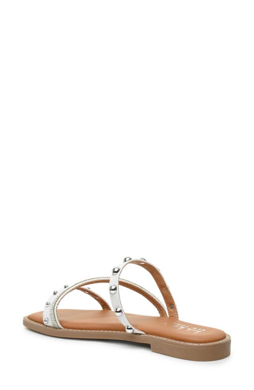 NICOLE MILLER NICOLE MILLER STRAPPY STUD SLIDE SANDAL