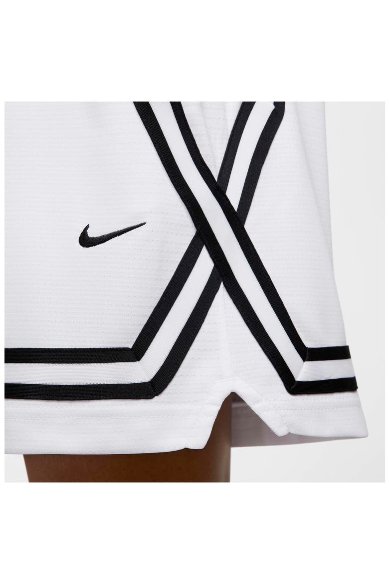 Crossover Dri-FIT Performance Basketball Shorts, Alternate, color, WHITE/ BLACK/ BLACK