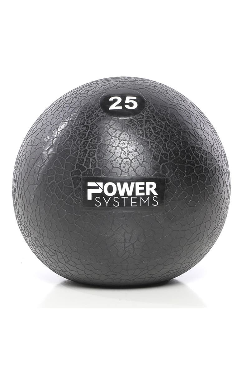 Power Systems MEGA Slam Ball Prime, No-Bounce Medicine Ball for Strength & Core Training, Main, color, Black