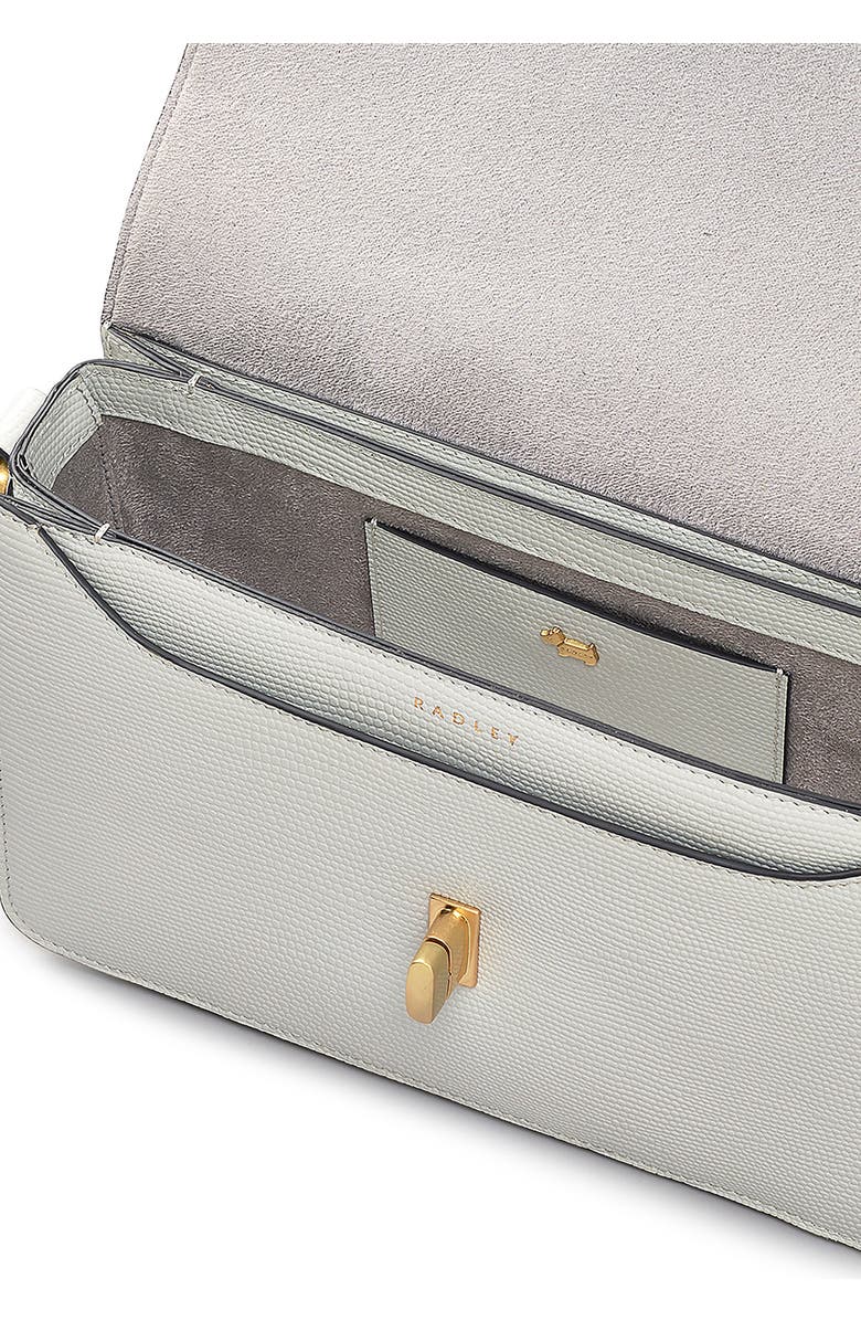 Radley Threadneedle Street Leather Crossbody Bag, Alternate, color, Mist