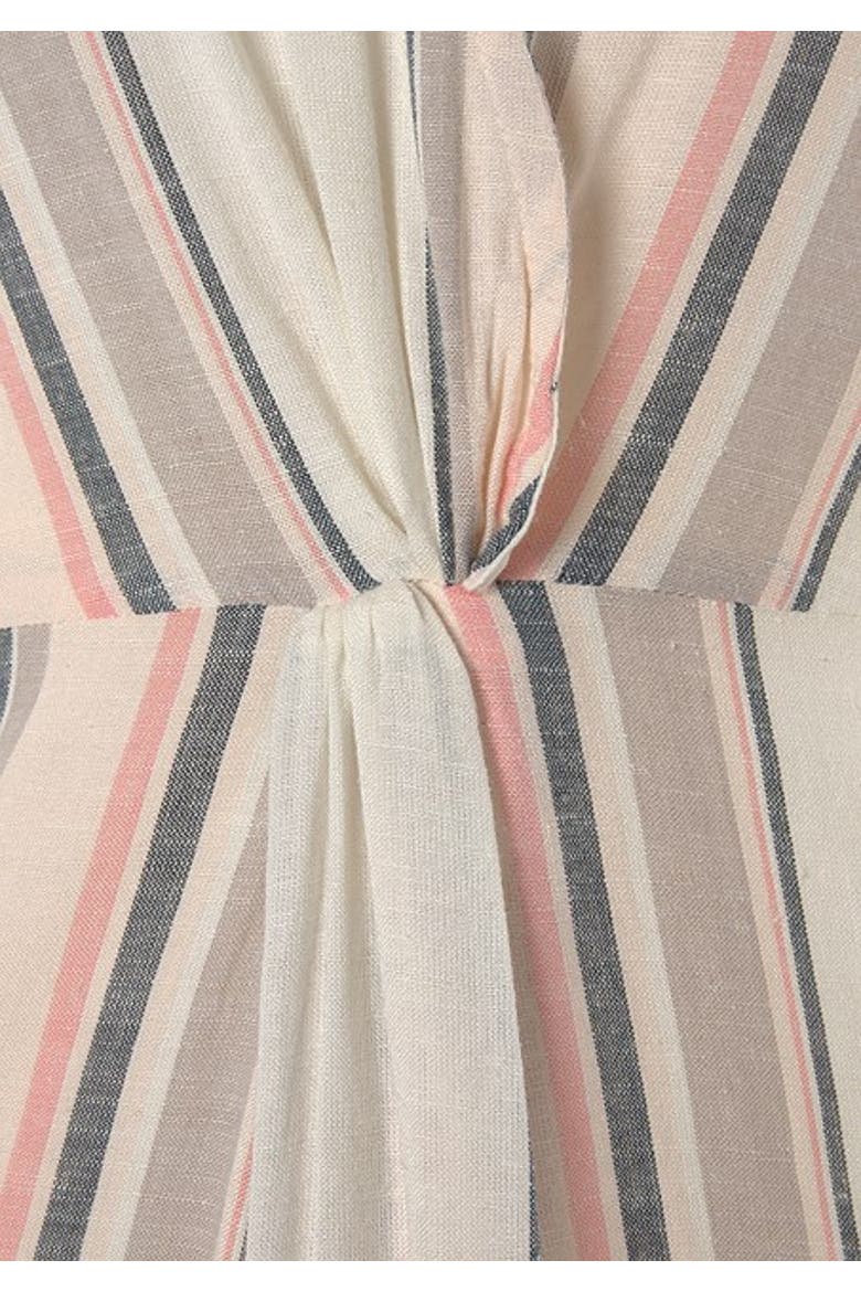 Women's Striped V-Neck Dress, Alternate, color, Multi Striped