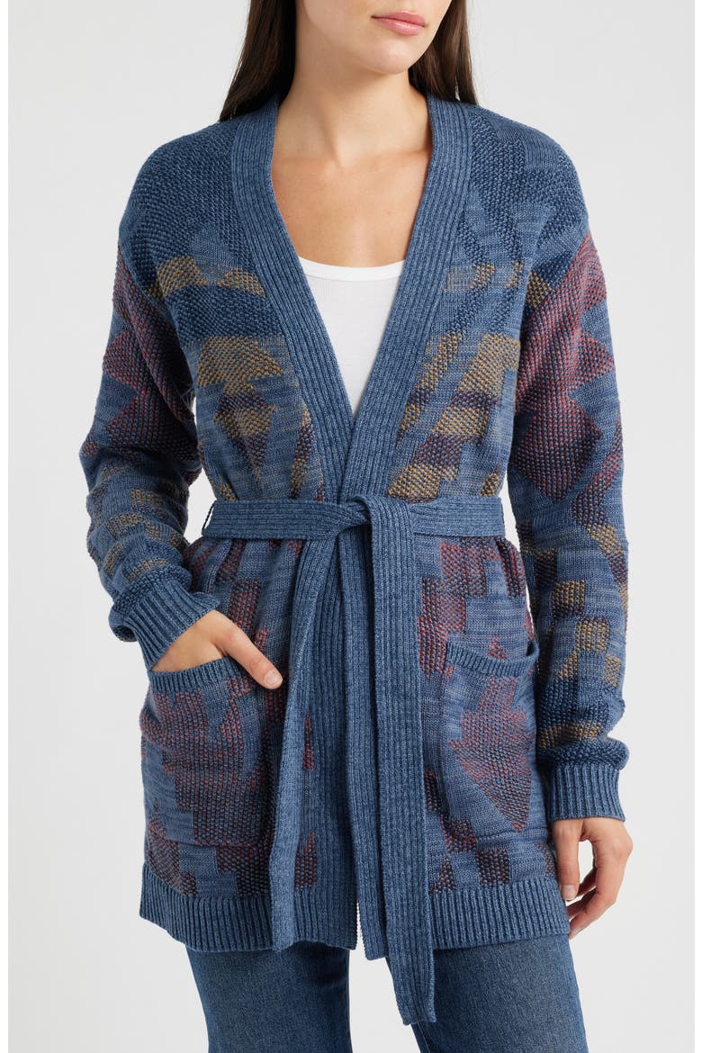 Cheyenne Jacquard Cotton Wrap Cardigan (Women) | Nordstrom