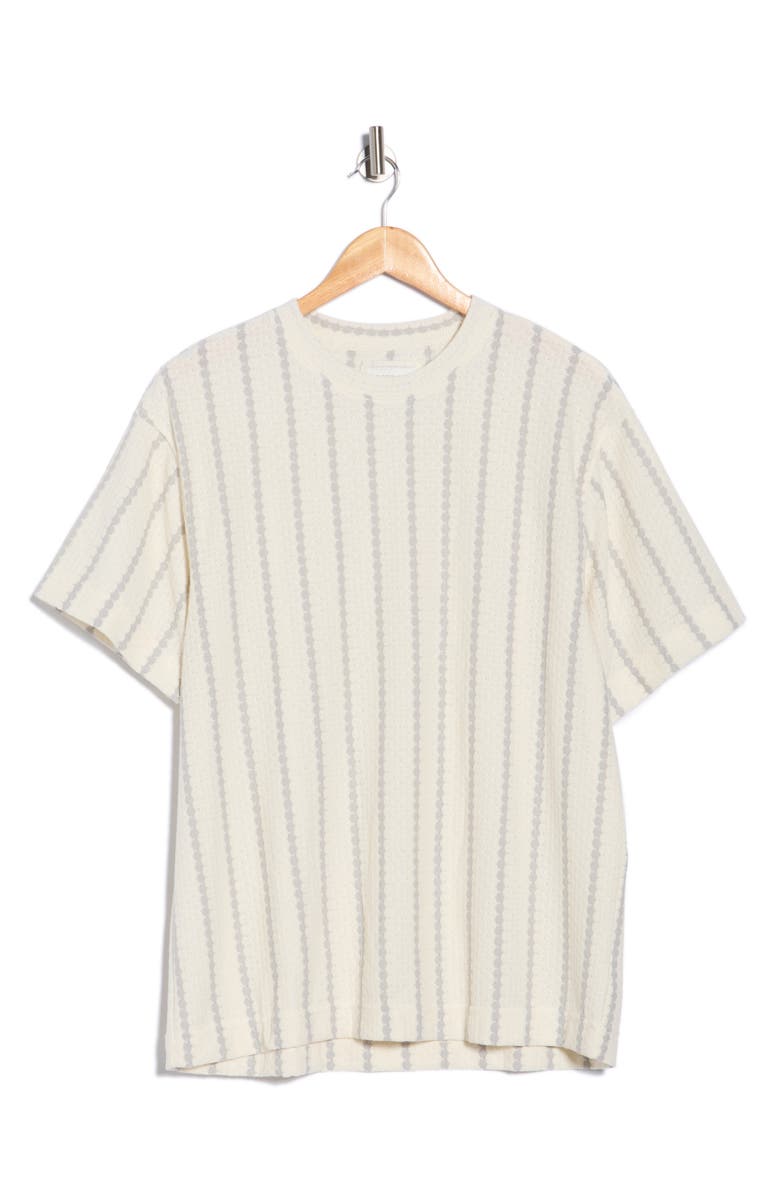 Cactus Man Stripe Jacquard T-Shirt, Alternate, color, White