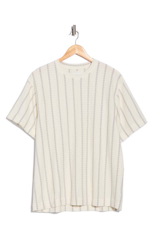 Cactus Man Stripe Jacquard T-shirt In White