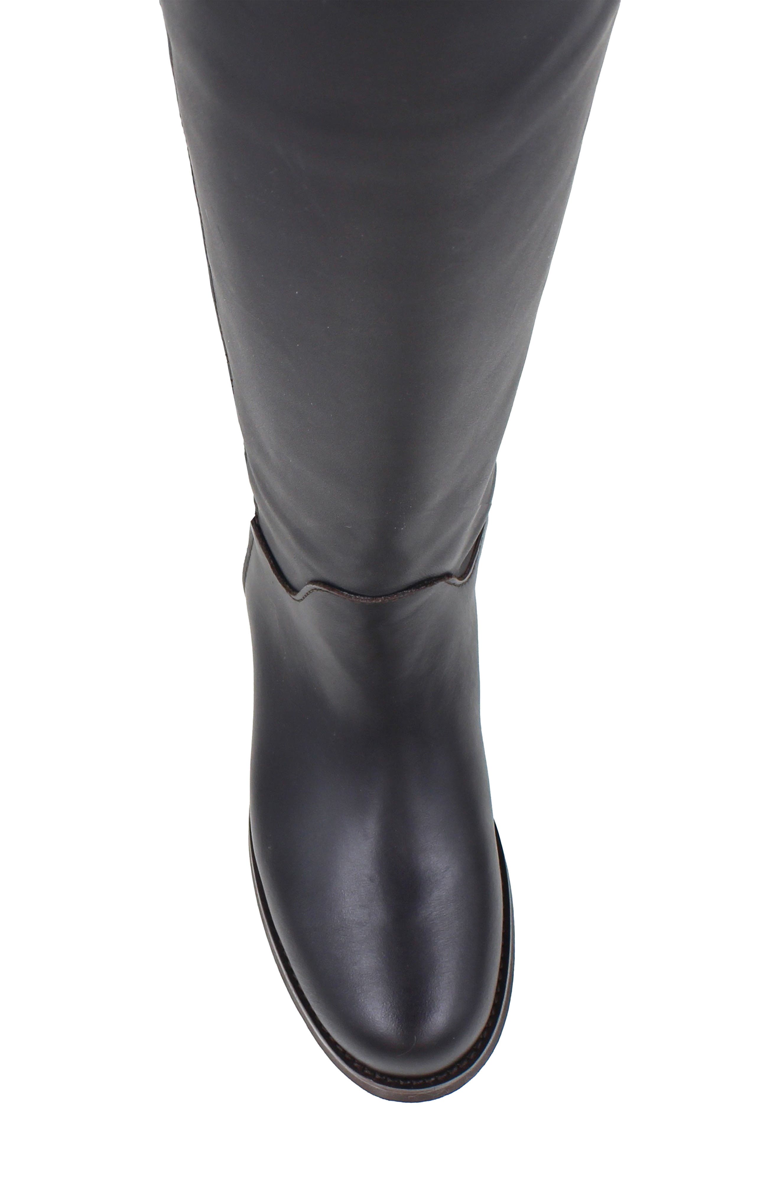 Sansa Knee High Boot, Alternate, color, BROWN LTHR