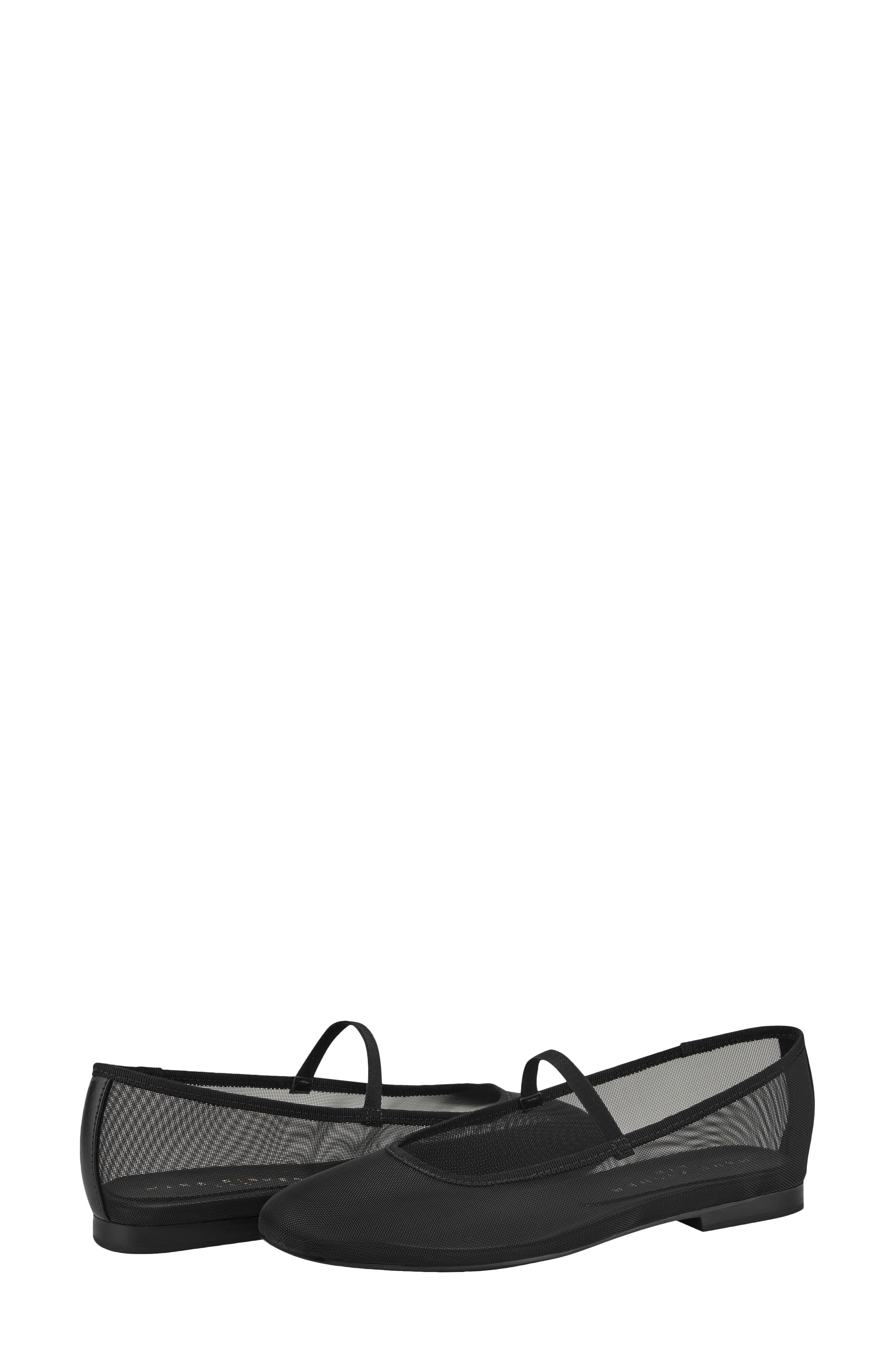 Marc Fisher LTD Ureka Mesh Ballet Flat, Alternate, color, Black