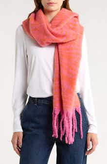 Steve Madden Lofty Zebra Print Scarf