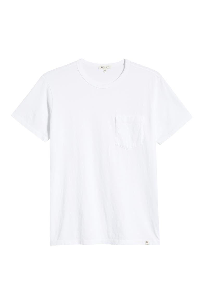 Nick Cotton Pocket T-Shirt, Alternate, color, WHITE