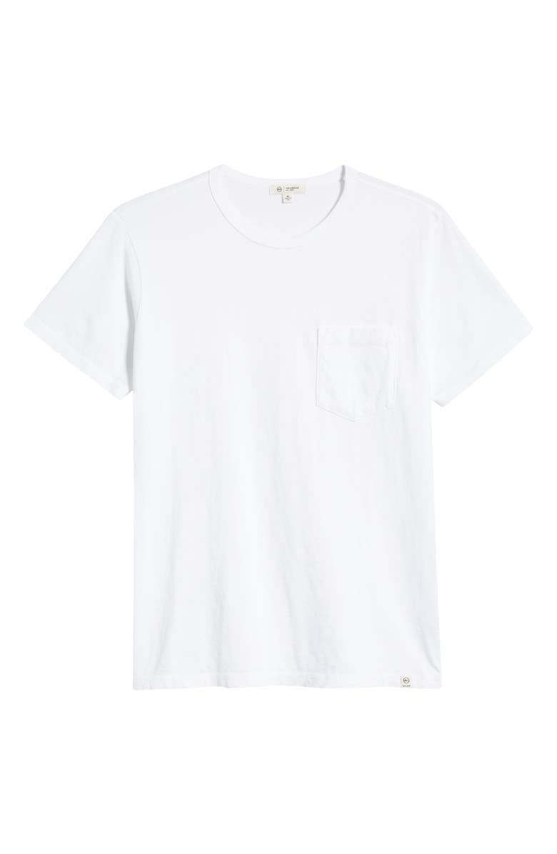 AG Nick Cotton Pocket T-Shirt, Alternate, color, White