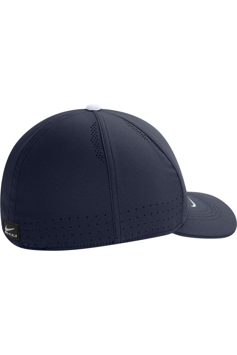 Men's Nike Navy Utah State Aggies 2022 Sideline Classic99 Swoosh Performance Flex Hat, Alternate, color, Navy