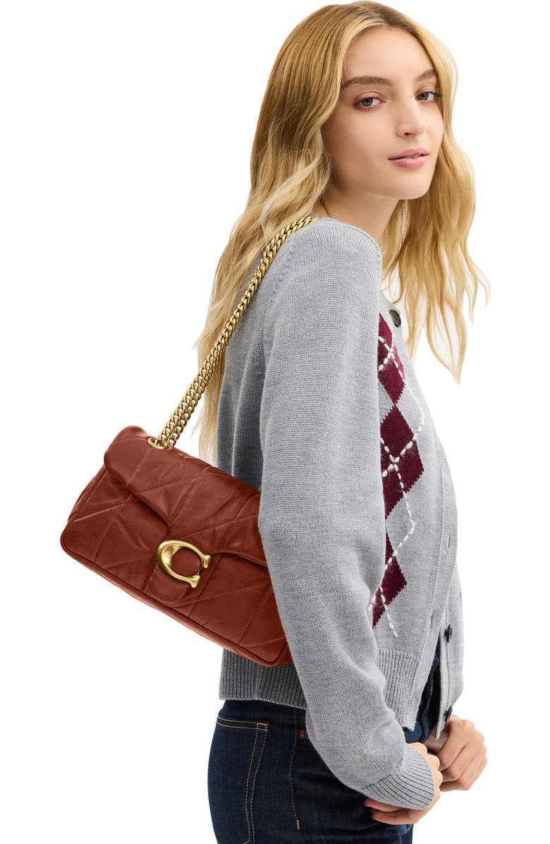 COACH Tabby 26 Soft Quilted Shoulder Bag, Alternate, color, B4/ Pecan