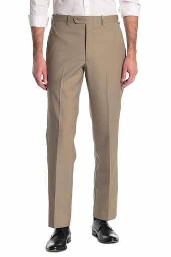 JB Britches Wool Blend Flat Front Trousers