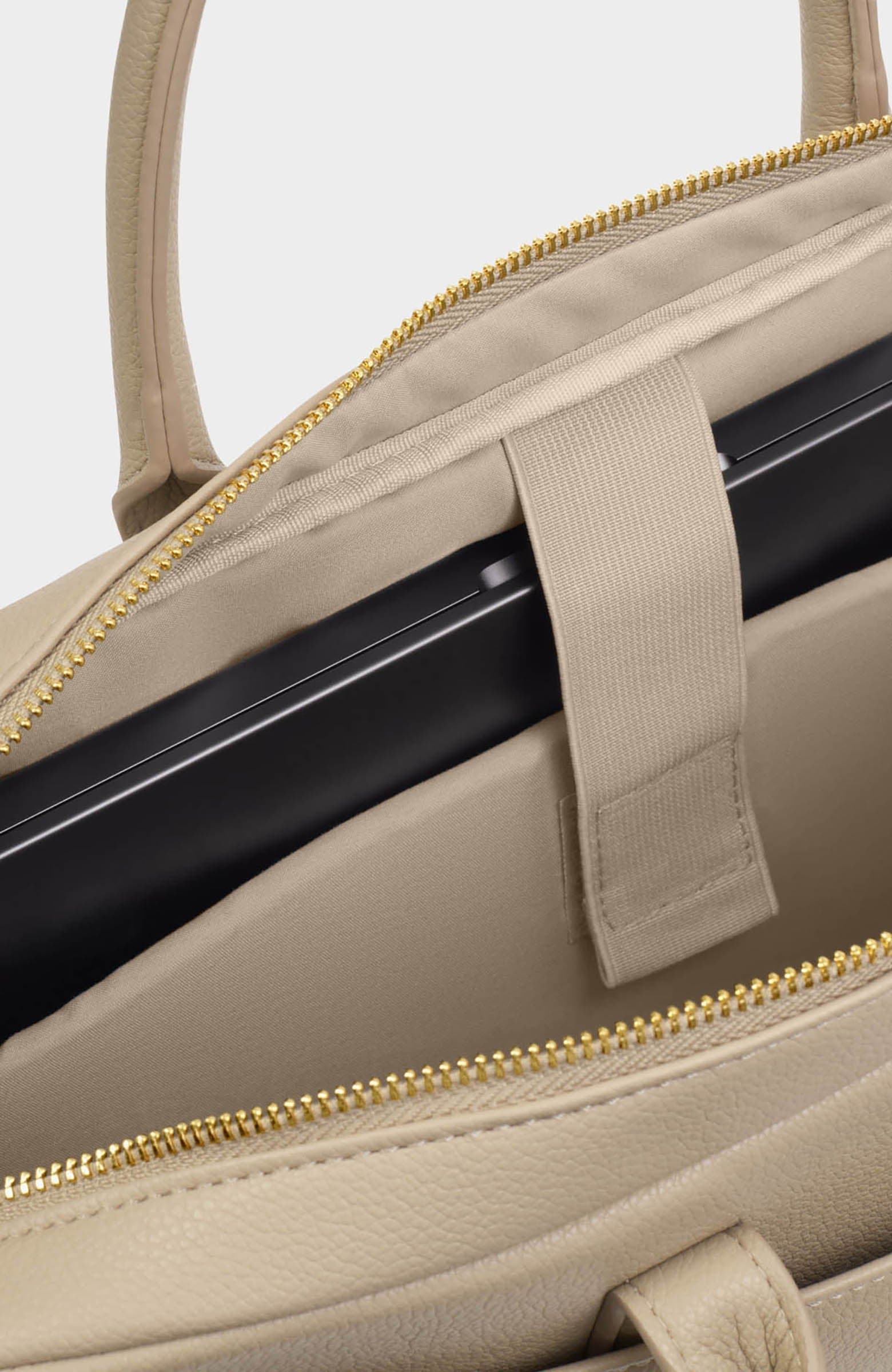 City Laptop Bag, Alternate, color, Light taupe
