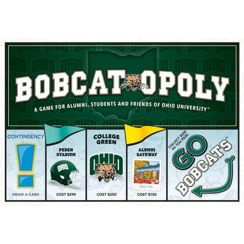 Late For The Sky Bobcat Opoly Ohio Univ Family Board Game Ages 8+