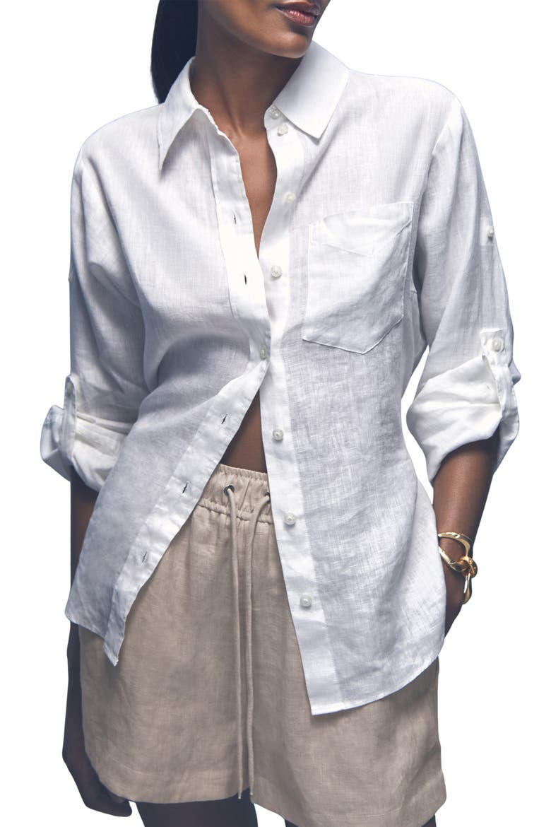 Willow Linen Blend Drawstring Pants, Alternate, color, WILLOWNEUTRAL