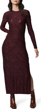 Splendid Cecelia Floral Long Sleeve Maxi Dress