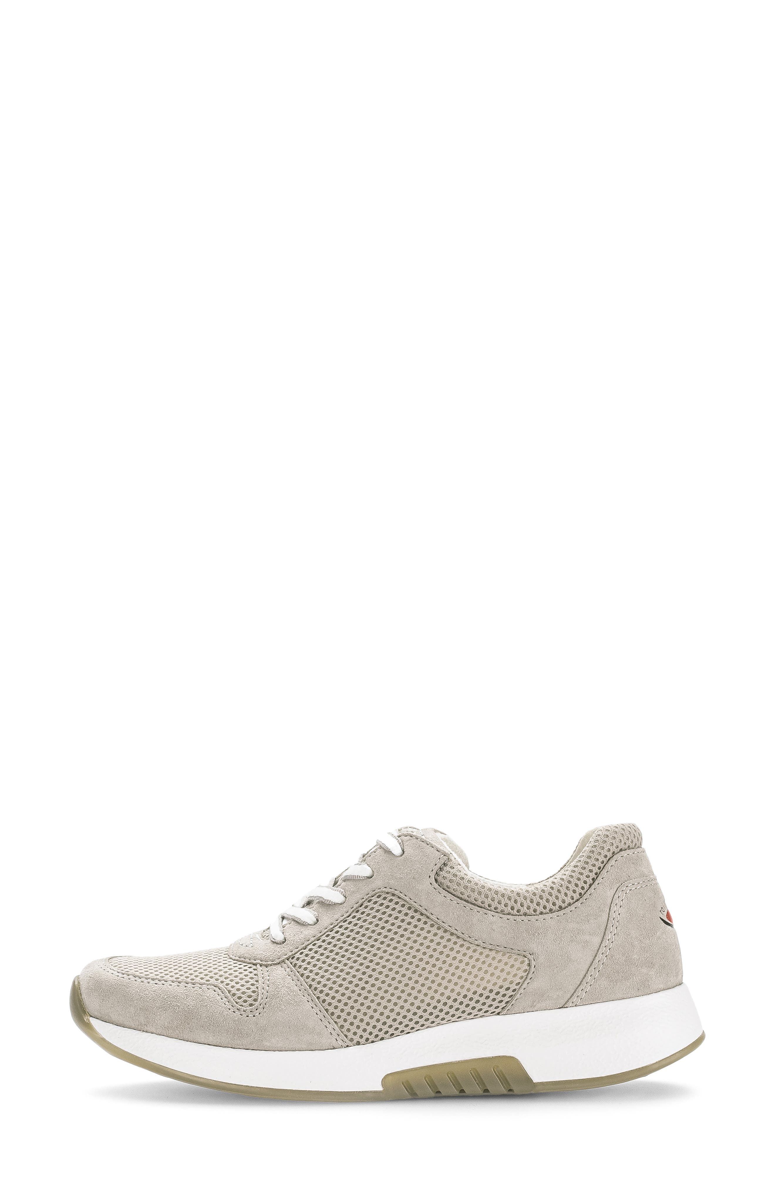 Gabor Mesh Sneaker, Alternate, color, Puder