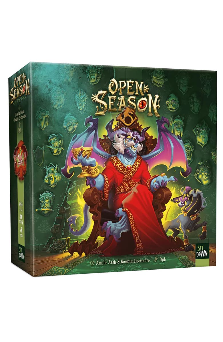Sit Down Games Open Season Strategy Board Game, Ages 10+, Main, color, Multicolored