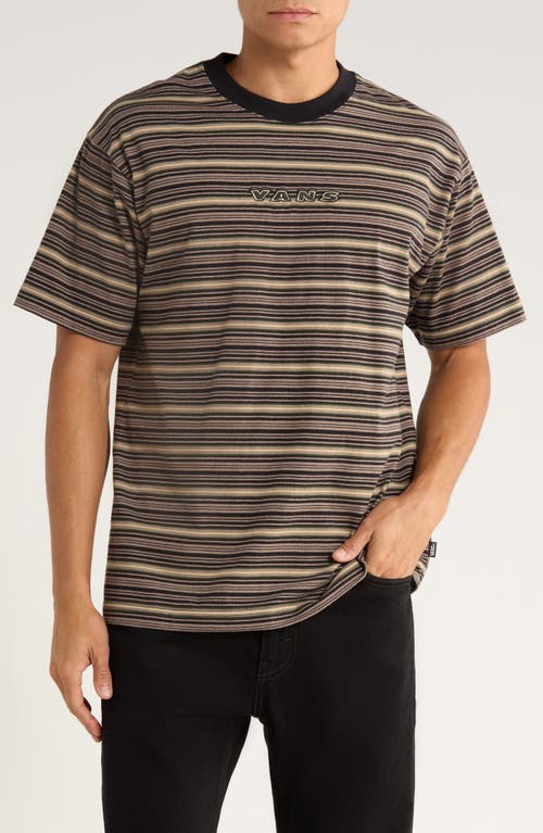 Vans Cameron Stripe Cotton T-shirt In Multi