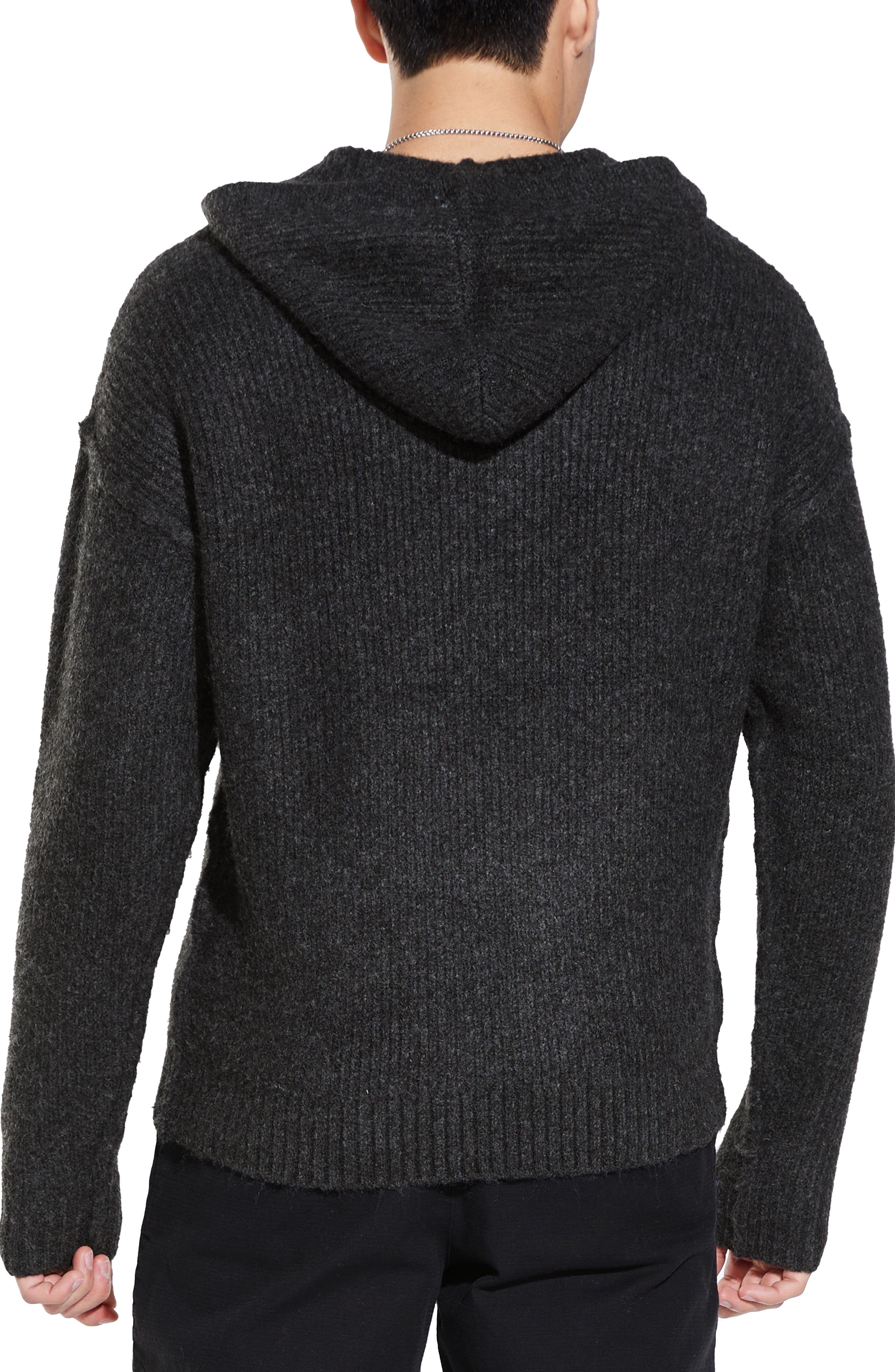Brushed Knit Oversized Hoodie - image 2