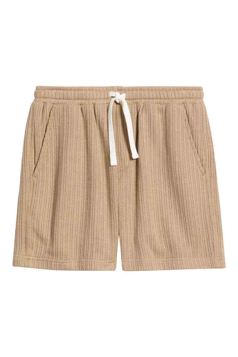 Hunter Knit Drawstring Shorts, Alternate, color, SAND