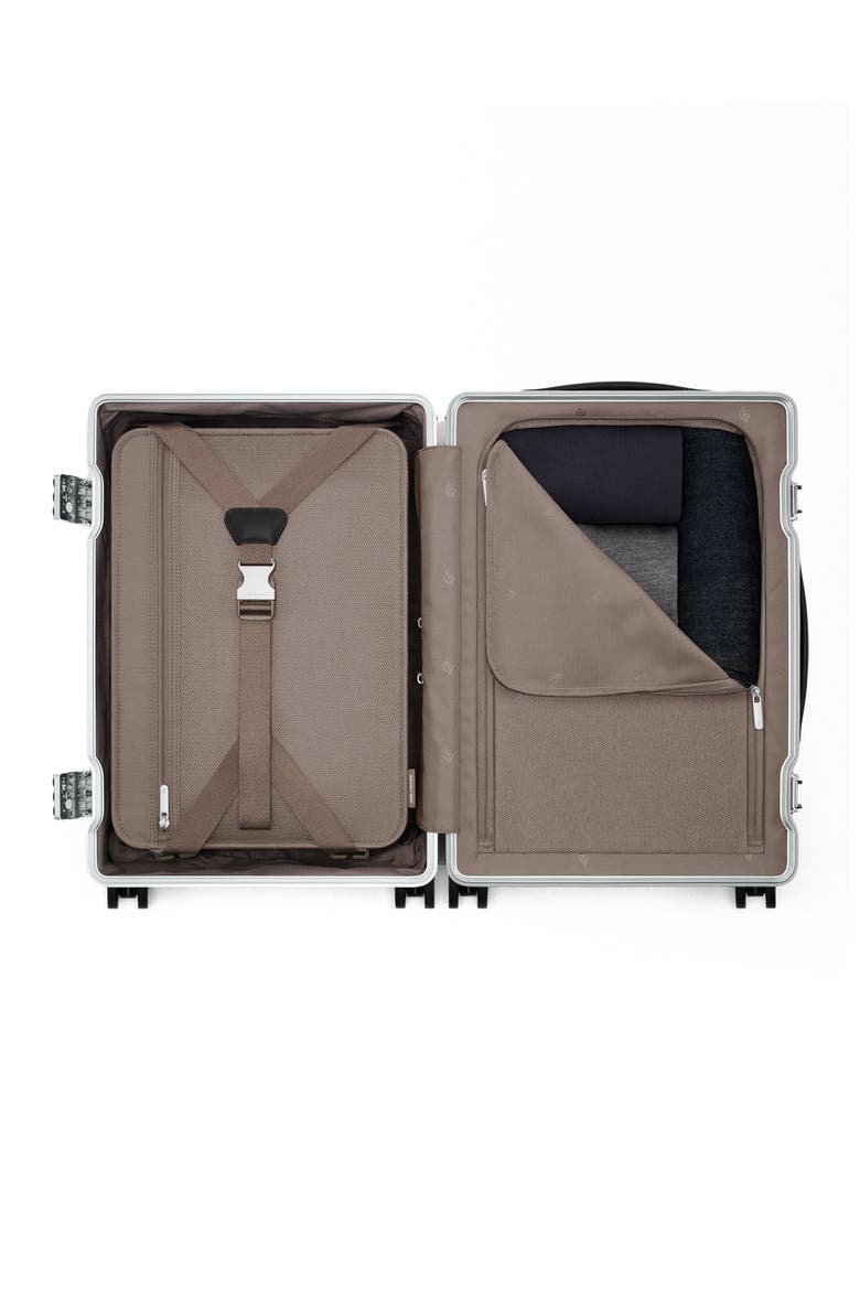 The Aluminium Carry-on, Alternate, color, Silver / Black