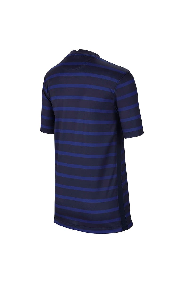 Nike Youth Nike Black/Blue France National Team 2020/21 Home Stadium Replica Jersey, Alternate, color, 